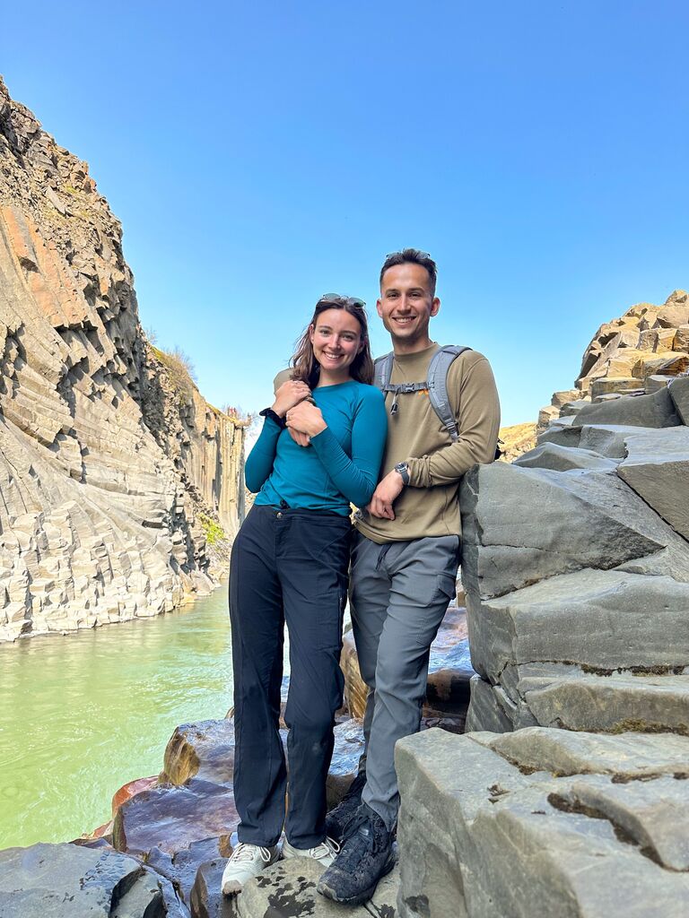 Traveled to Iceland together, rode around the whole country in a camper van, got engaged đź’Ť