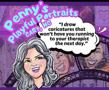 Penny’s Playful Portraits - Caricaturist - Cary, NC - Hero Main