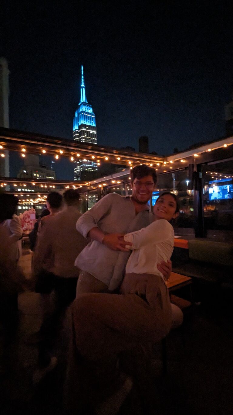James takes Tasha on her first visit to New York City 