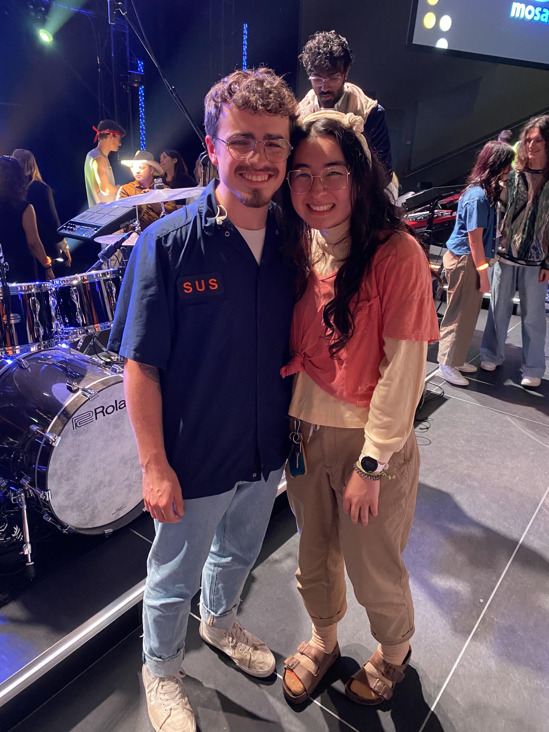 Abbi was Mat's #1 fan at ELLIV; he was the best music director ever :)