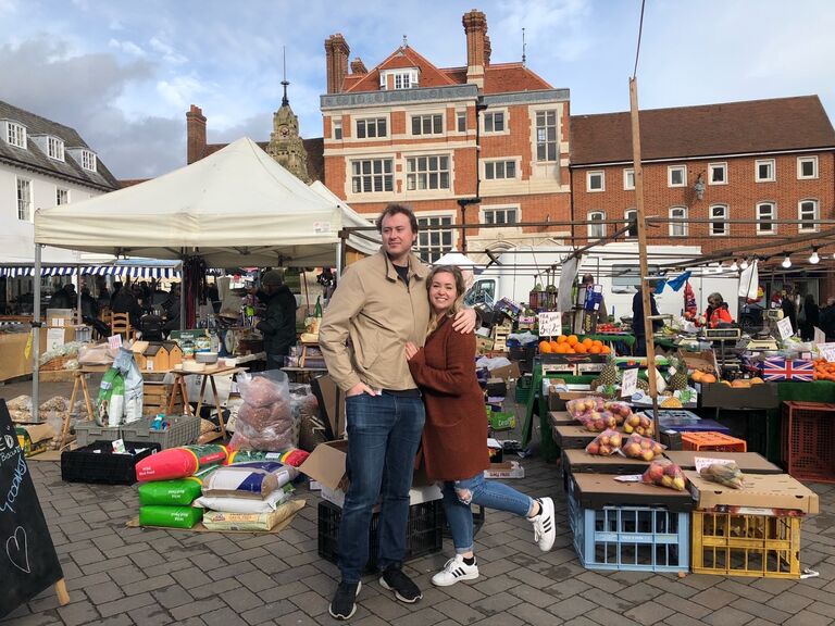Naomi and Adam took a leap of faith and decided to move in. Naomi packed up her life and moved across the pond to London.