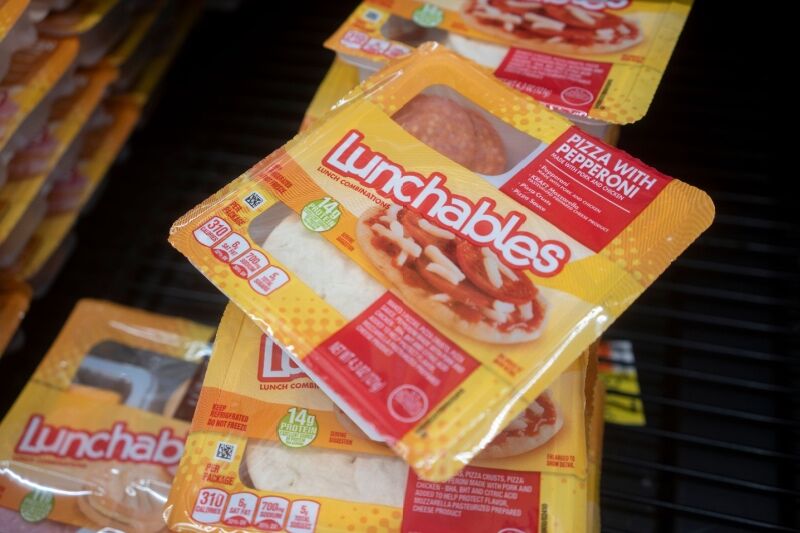90s themed birthday party - Lunchables