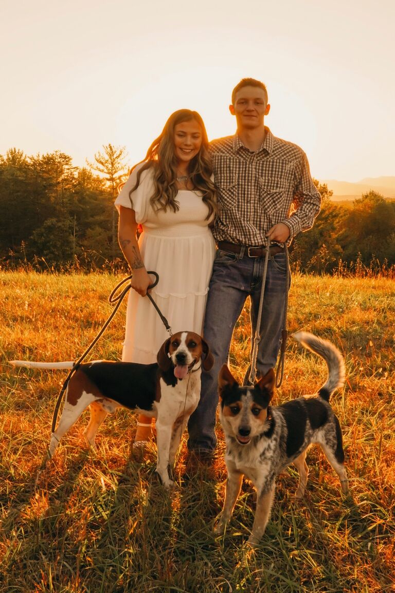 Both of our fur babies. Waylon and Fred