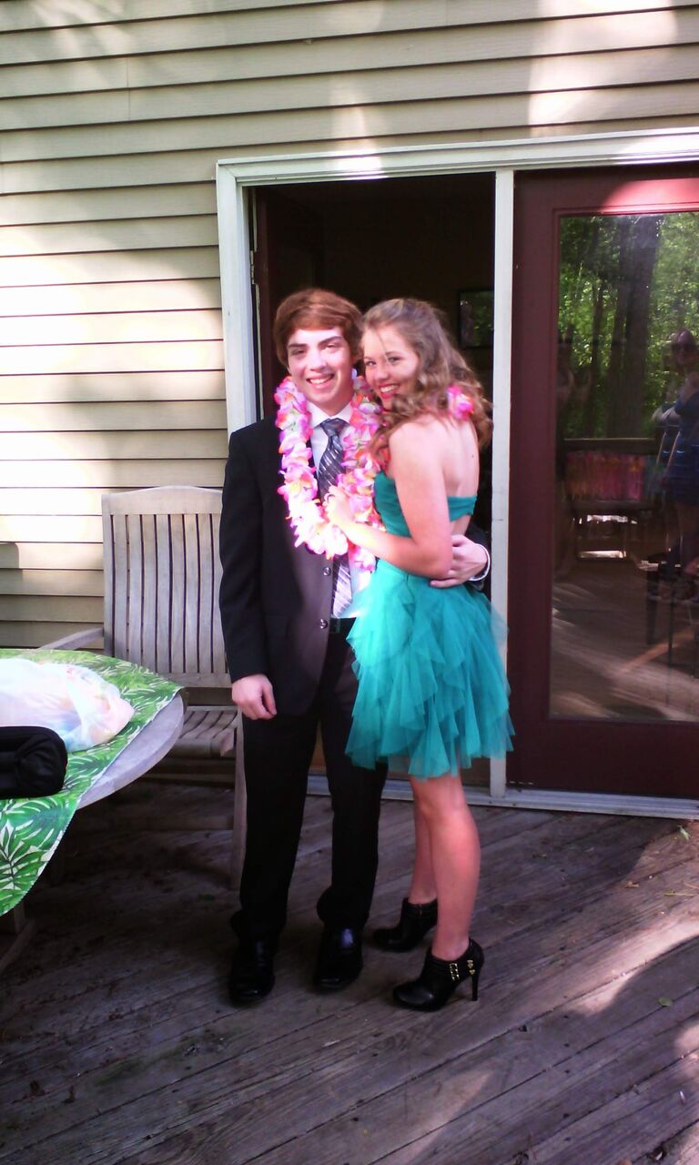 Emma and Sean first started dating in 2014. This picture is from an Anti-Prom they went to Emma's Sophomore year. 