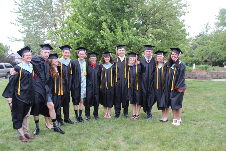 We graduated high school in the same friend group, but never dated! Can you spot us? :)