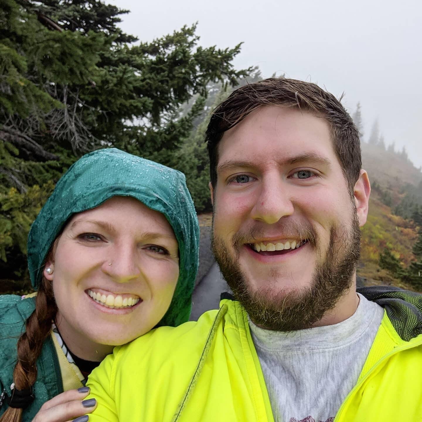 A trip out west found the couple hiking up to Hurricane Ridge at the nation's first national park, Olympic National Park. 