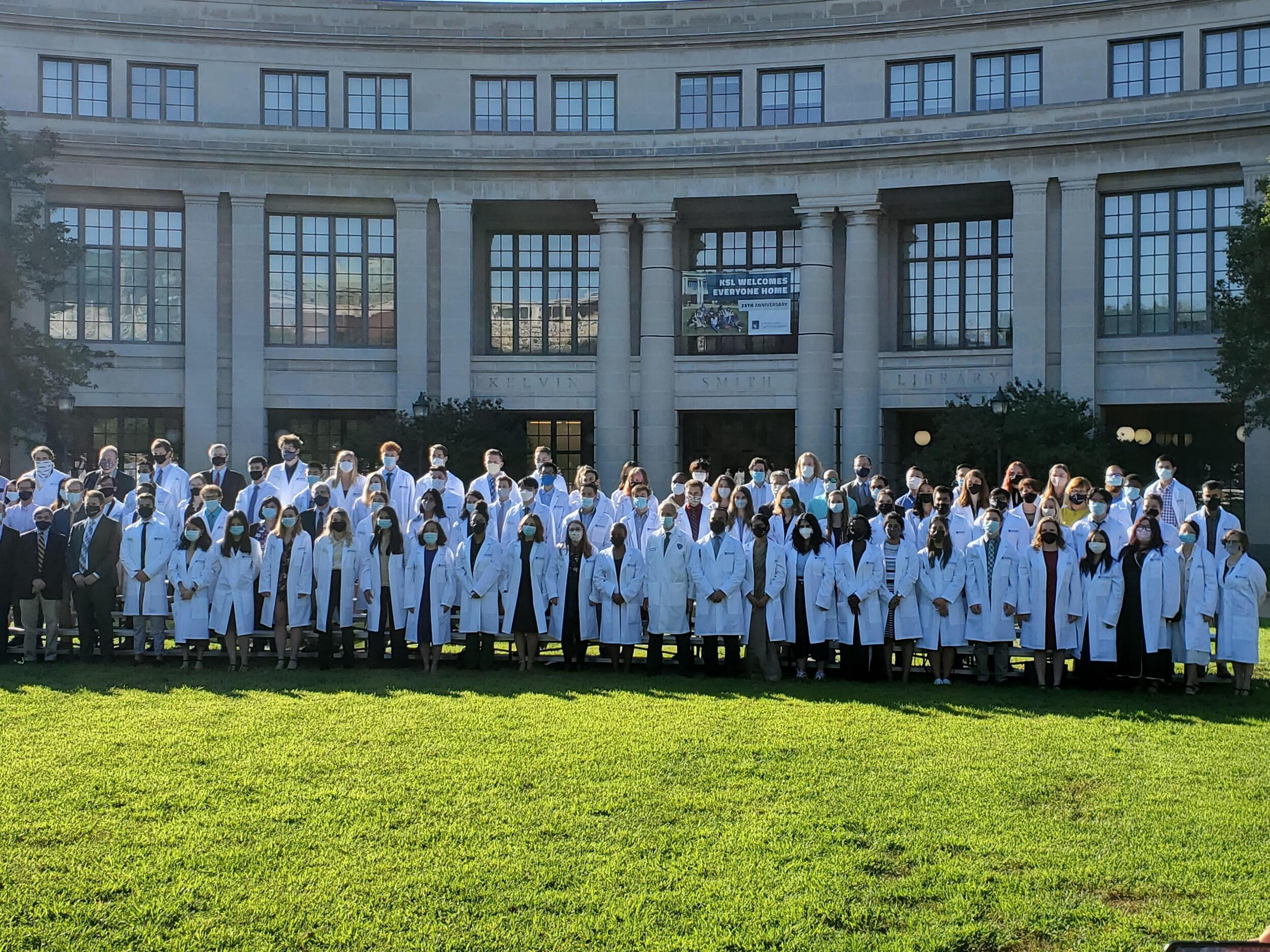 Dani's White Coat Ceremony was in the Fall of 2021, marking the beginning of her PhD program. Of course, I was there cheering her on. 