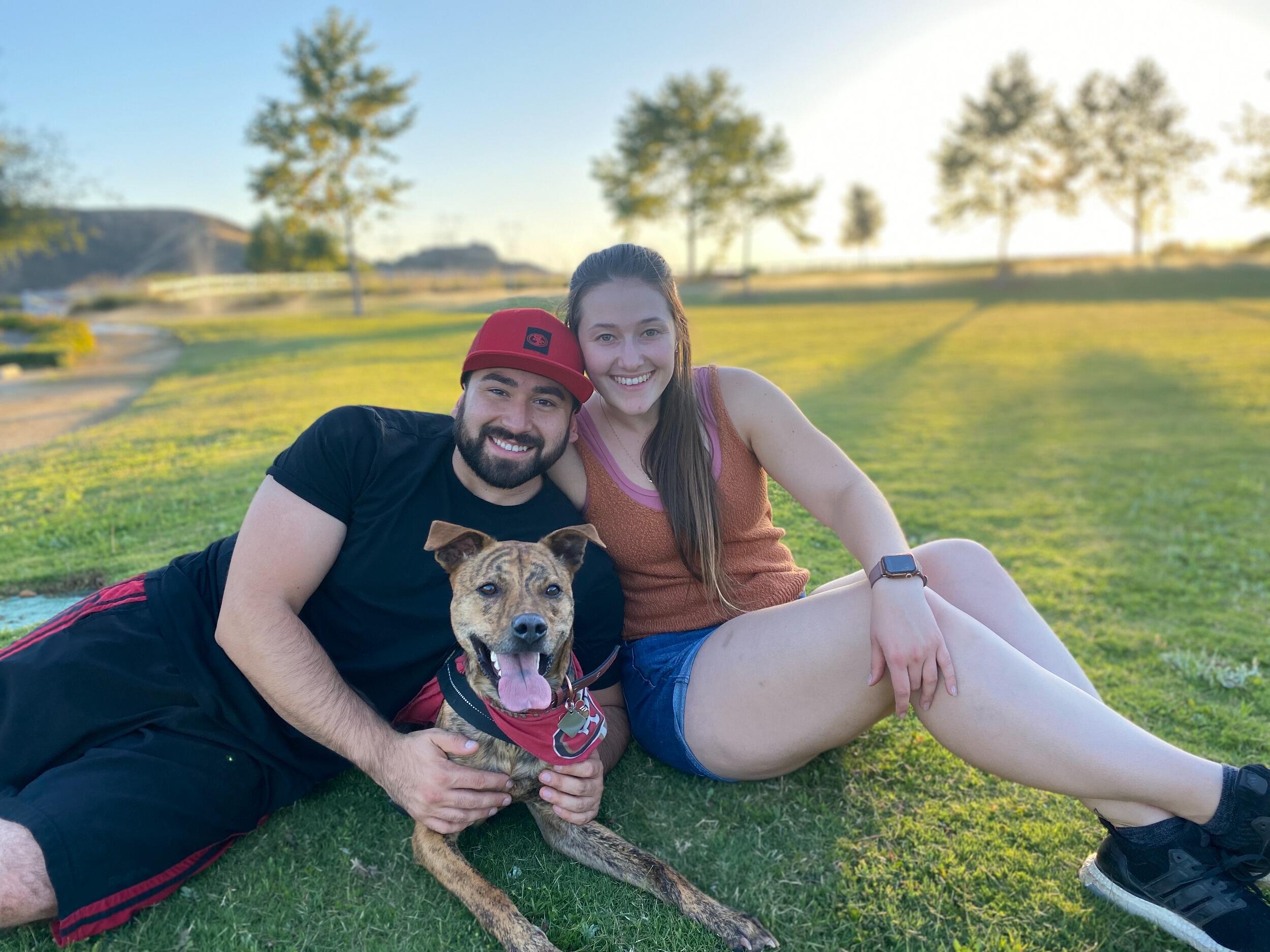 Our little family has grown to include Hunter, Lando, and Leia. Our house is a bit of a zoo!