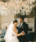 Couple lors de sa première danse à la réception de mariage