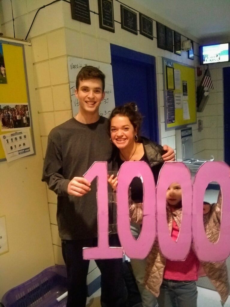 John Paul scores his 1000th point in Basketball