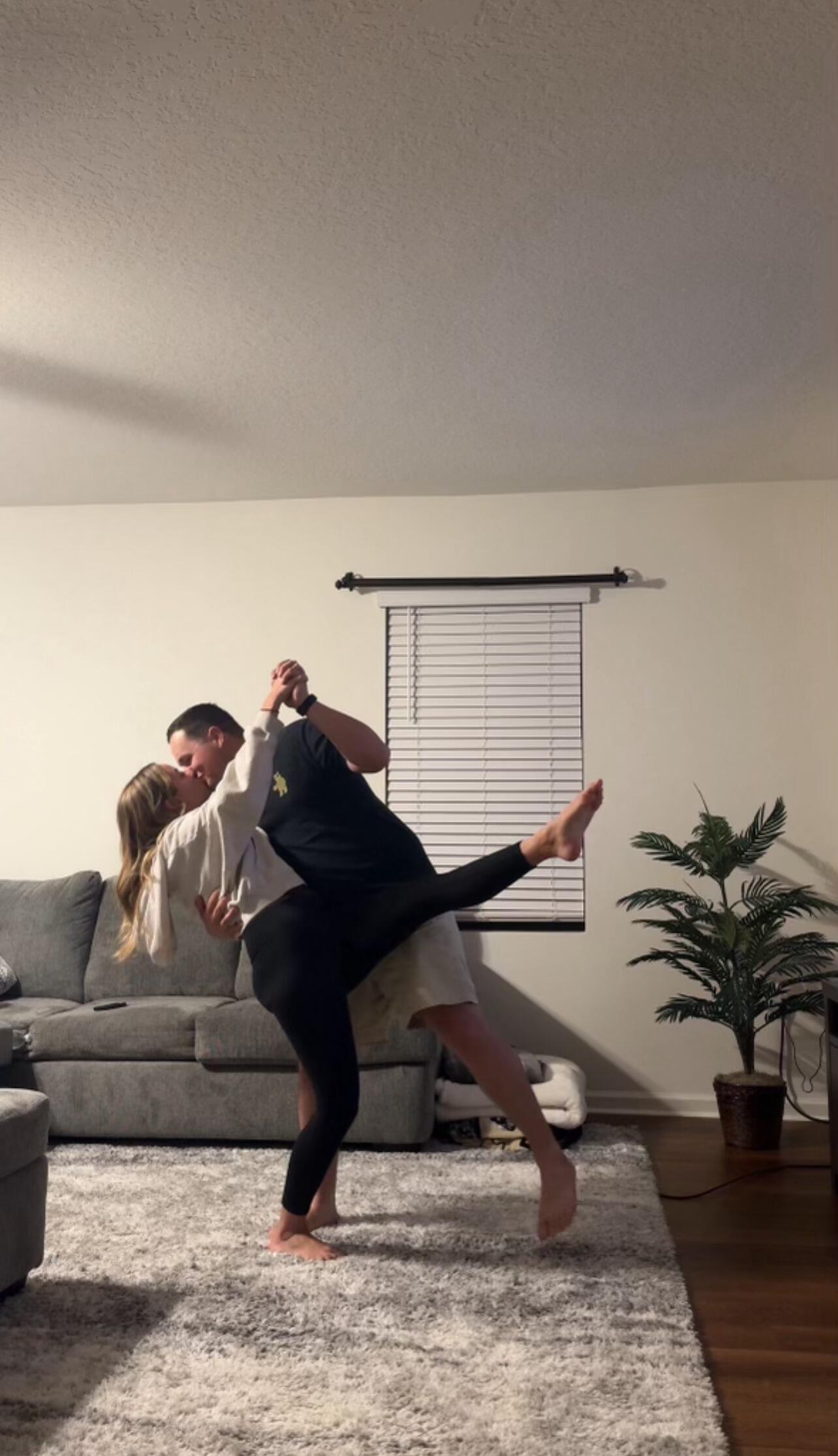 Dancing in the living room to Scotty McCreery - "Slow Dance"