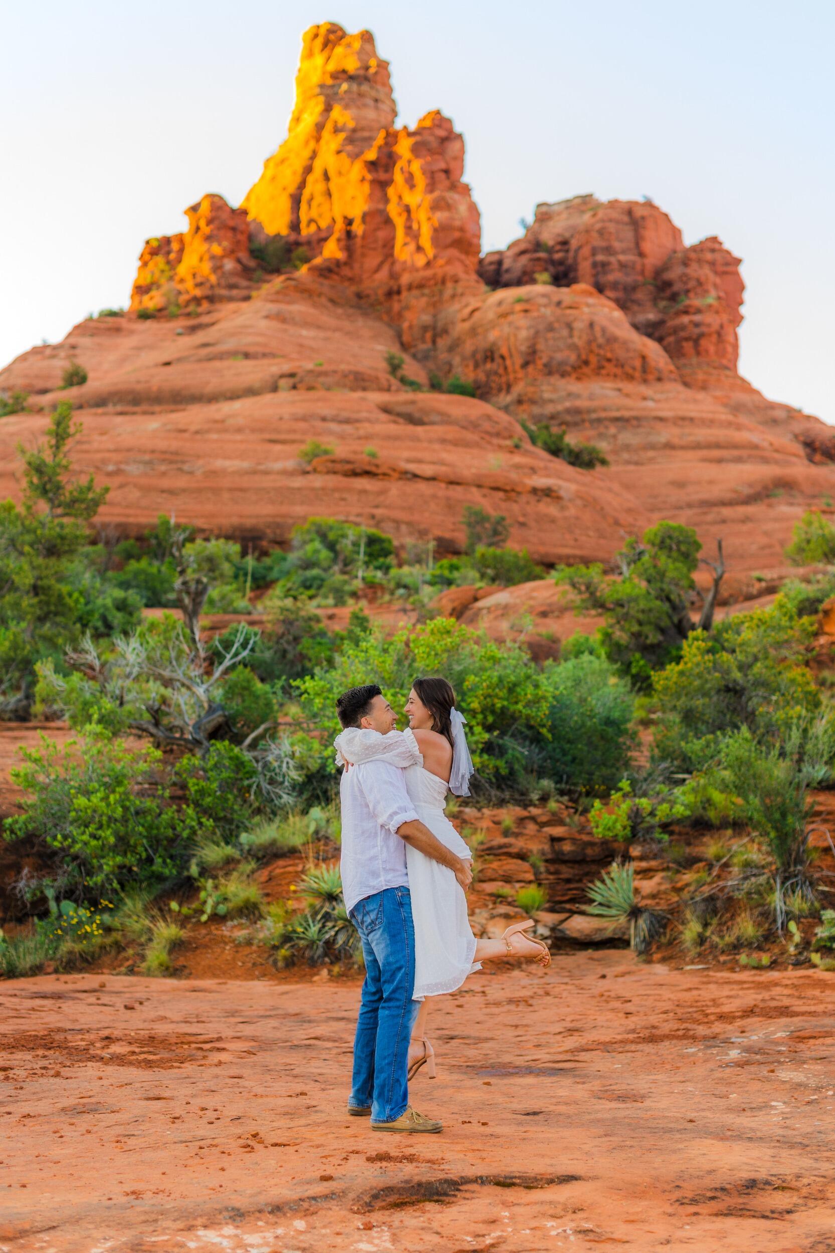 Engagement photos in magical Sedona!