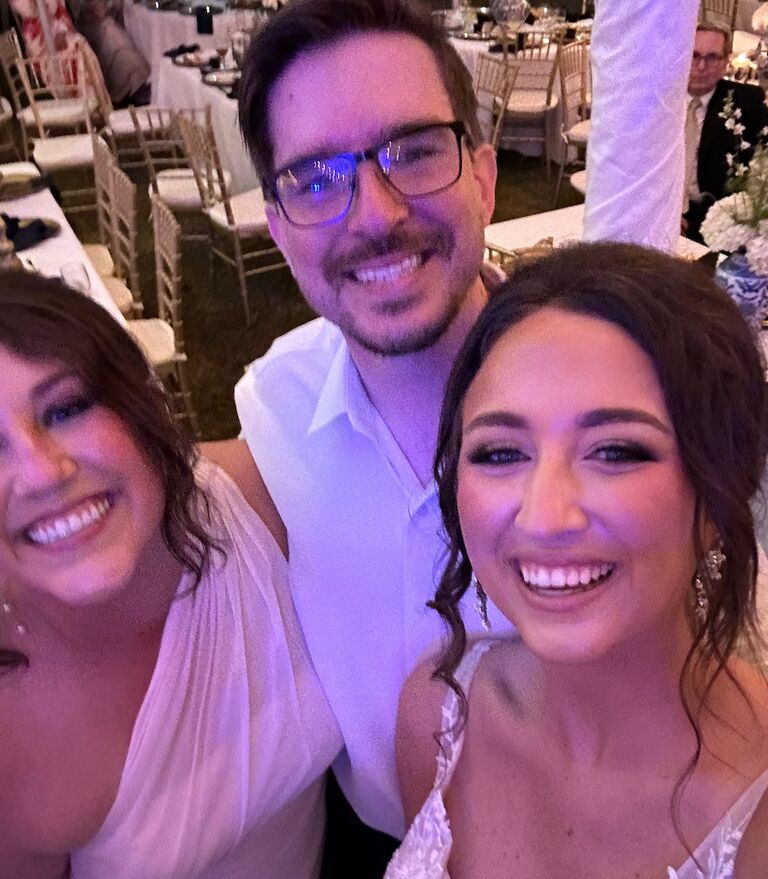 Celebrated Ivey Grace and Dylan with their wedding!