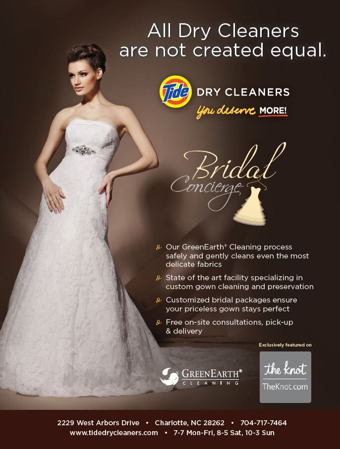 The knot shop wedding dress cleaning