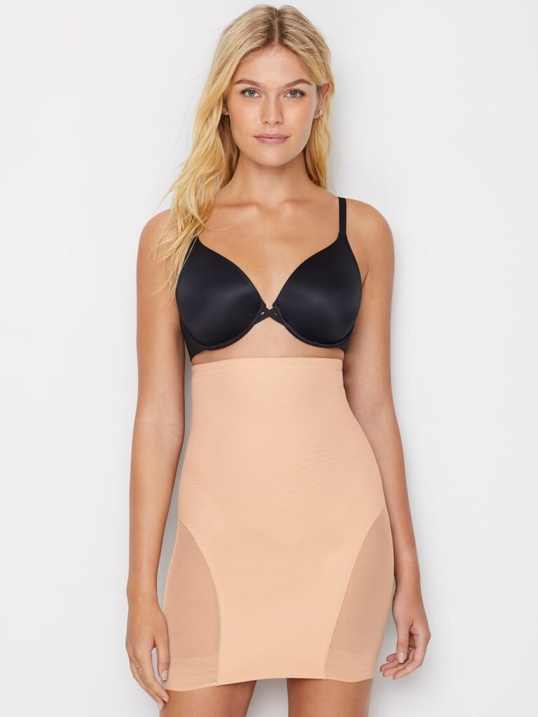 SPANX Shapewear for Women Sculpting, Half Slip (Regular and Plus Sizes)  Very Black XS at  Women's Clothing store