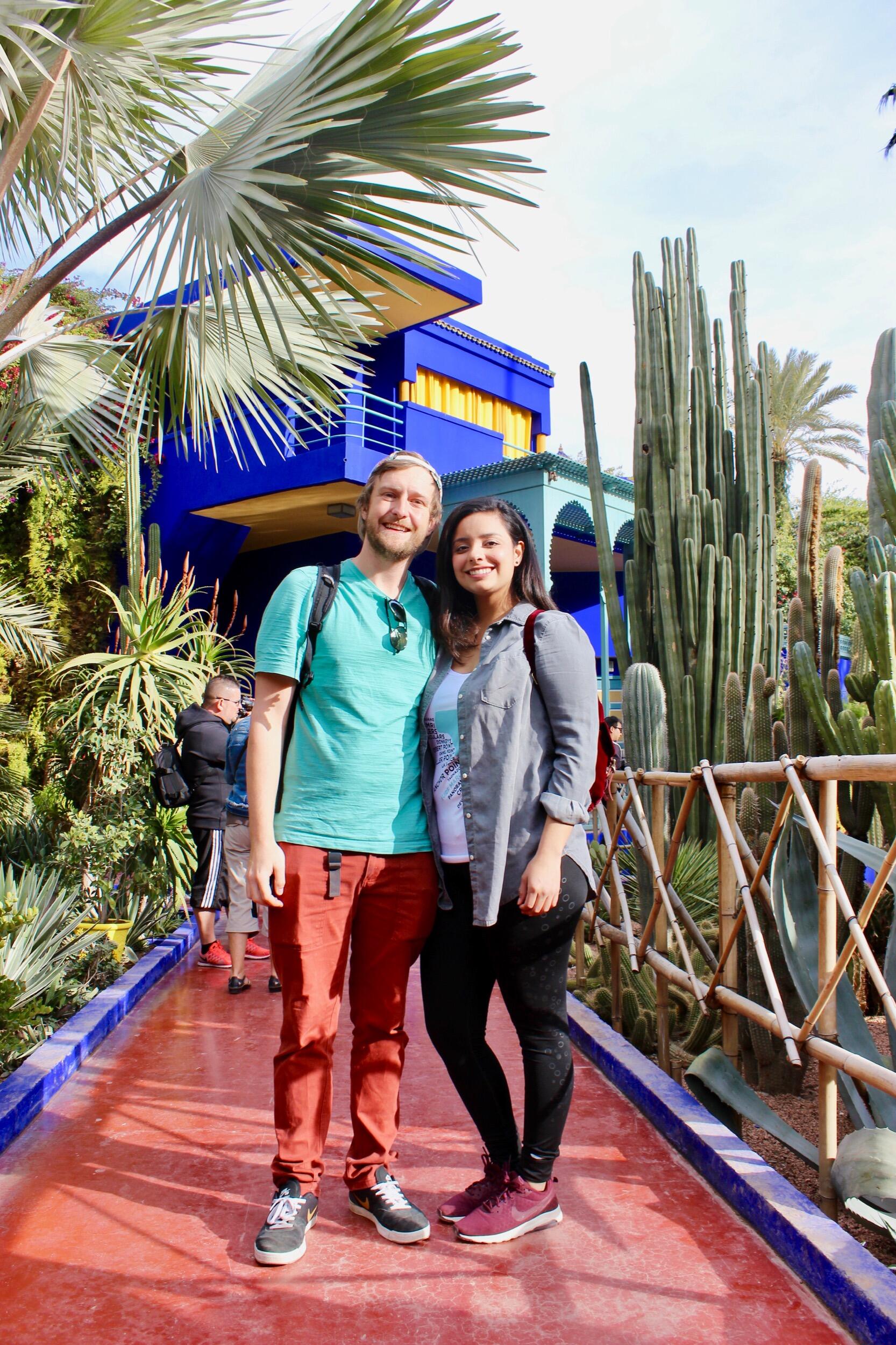 Jardin Majorelle in Marrakech, Morocco 