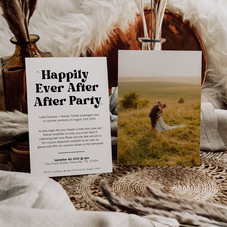 The 20 Best Elopement Announcement Cards