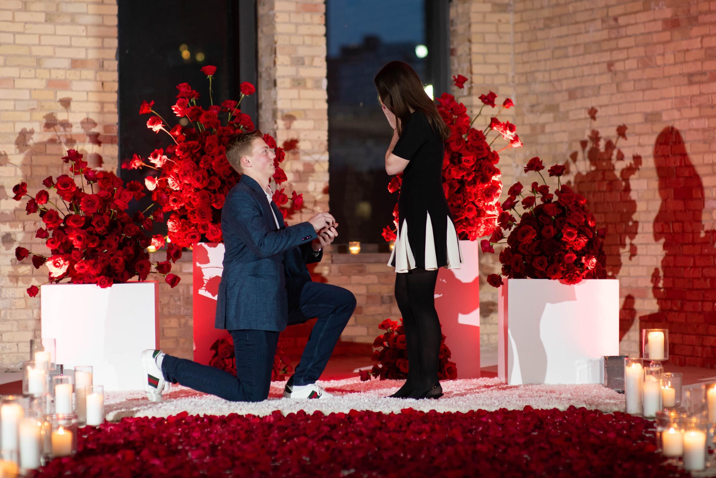 Hogan popped the question!