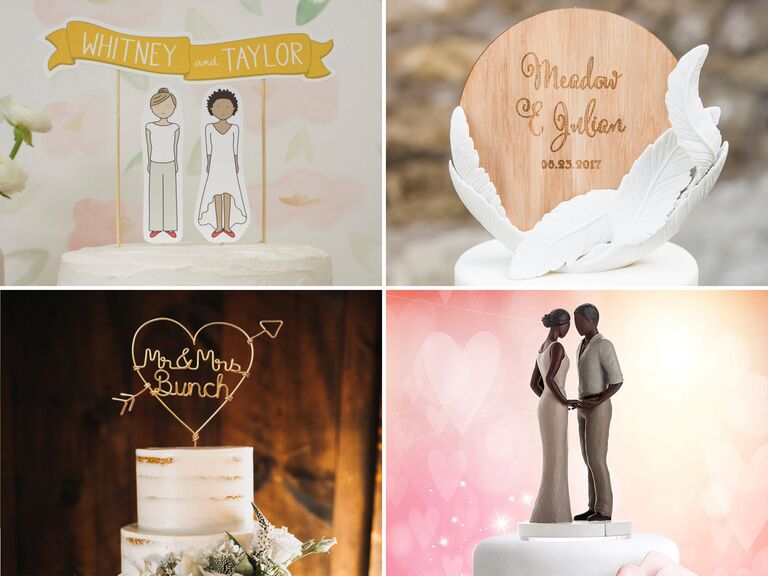21 Custom Wedding Cake Toppers For A Personalized Dessert