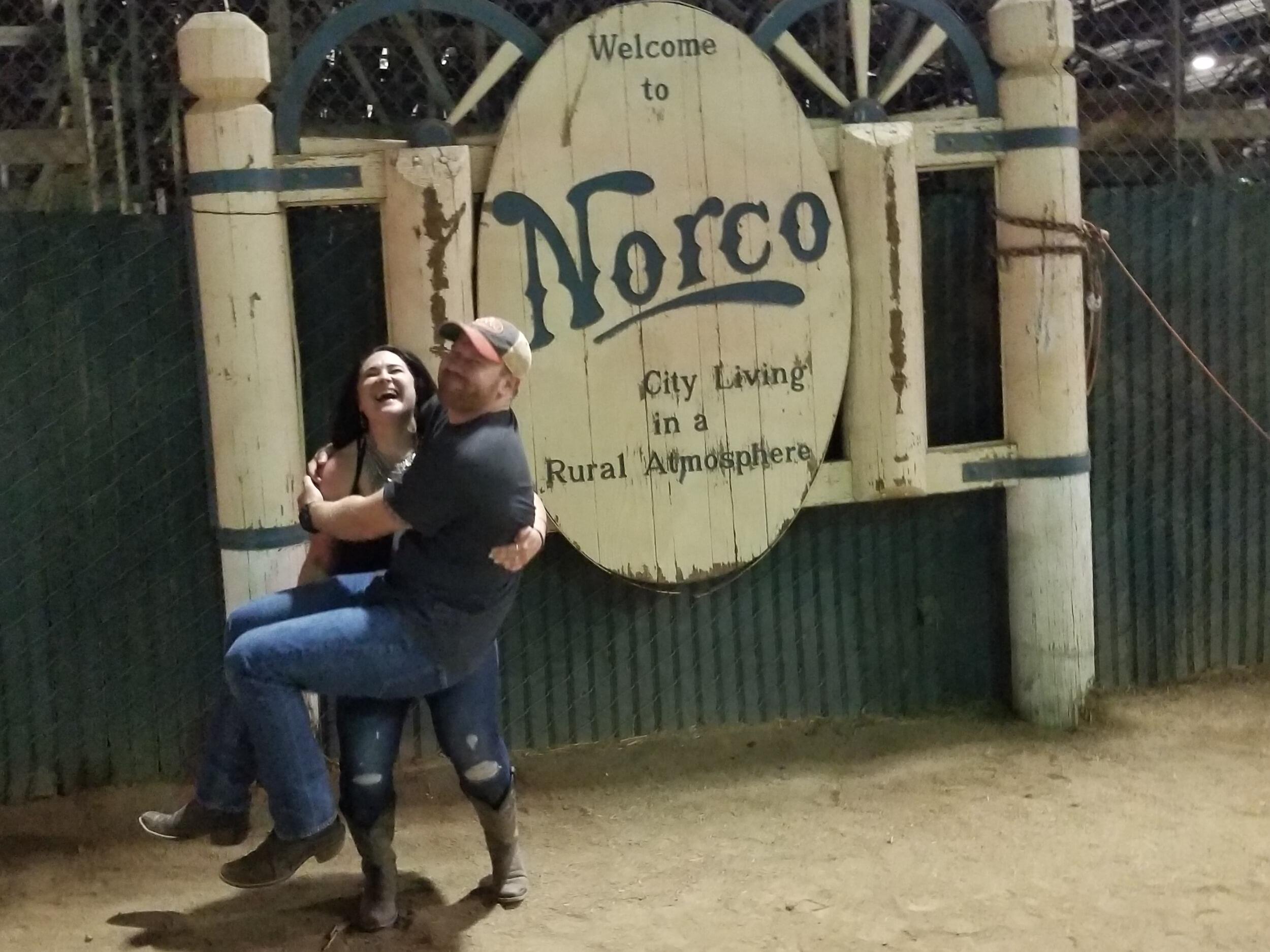 Norco Rodeo. (No one was harmed while taking this photo. haha)