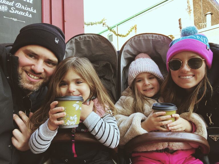 Slumber parties and hot chocolate dates with our nieces. 