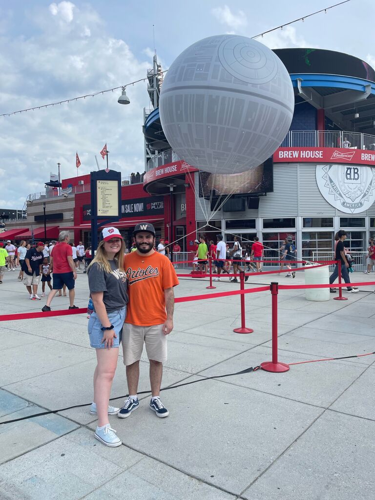 Star Wars day at Nationals game.