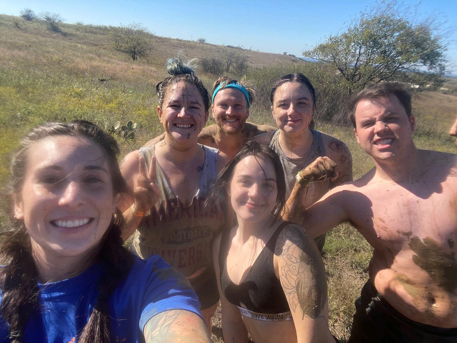 They like mud and torture so much, they force other friends to experience it...