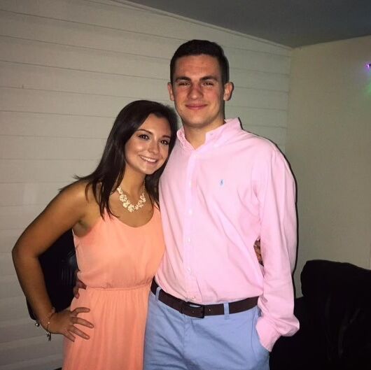 Our first photo together. We met at Seton Hall in 2016 and hit it off from the start!