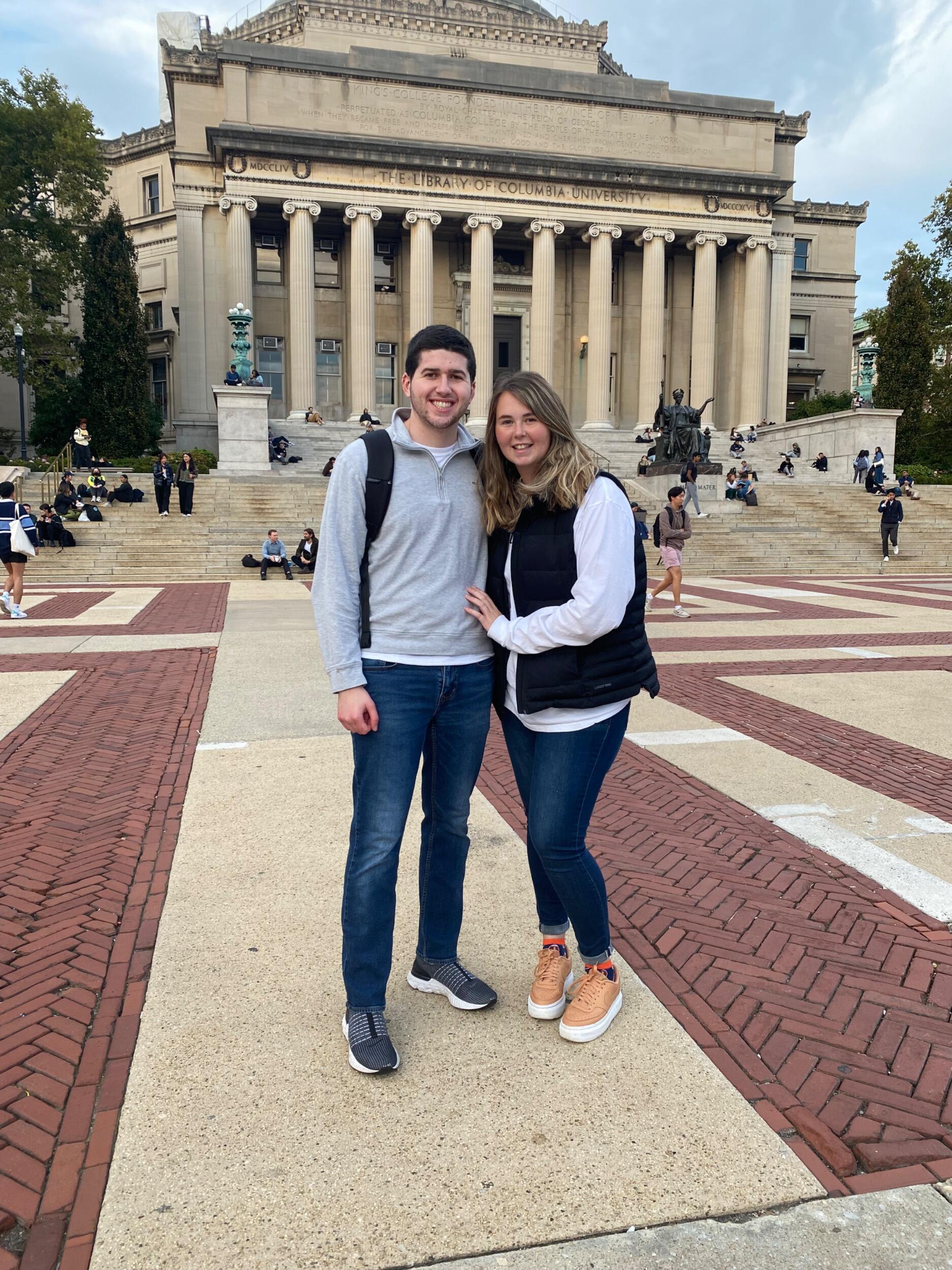 Victoria goes to visit Thomas at TC!