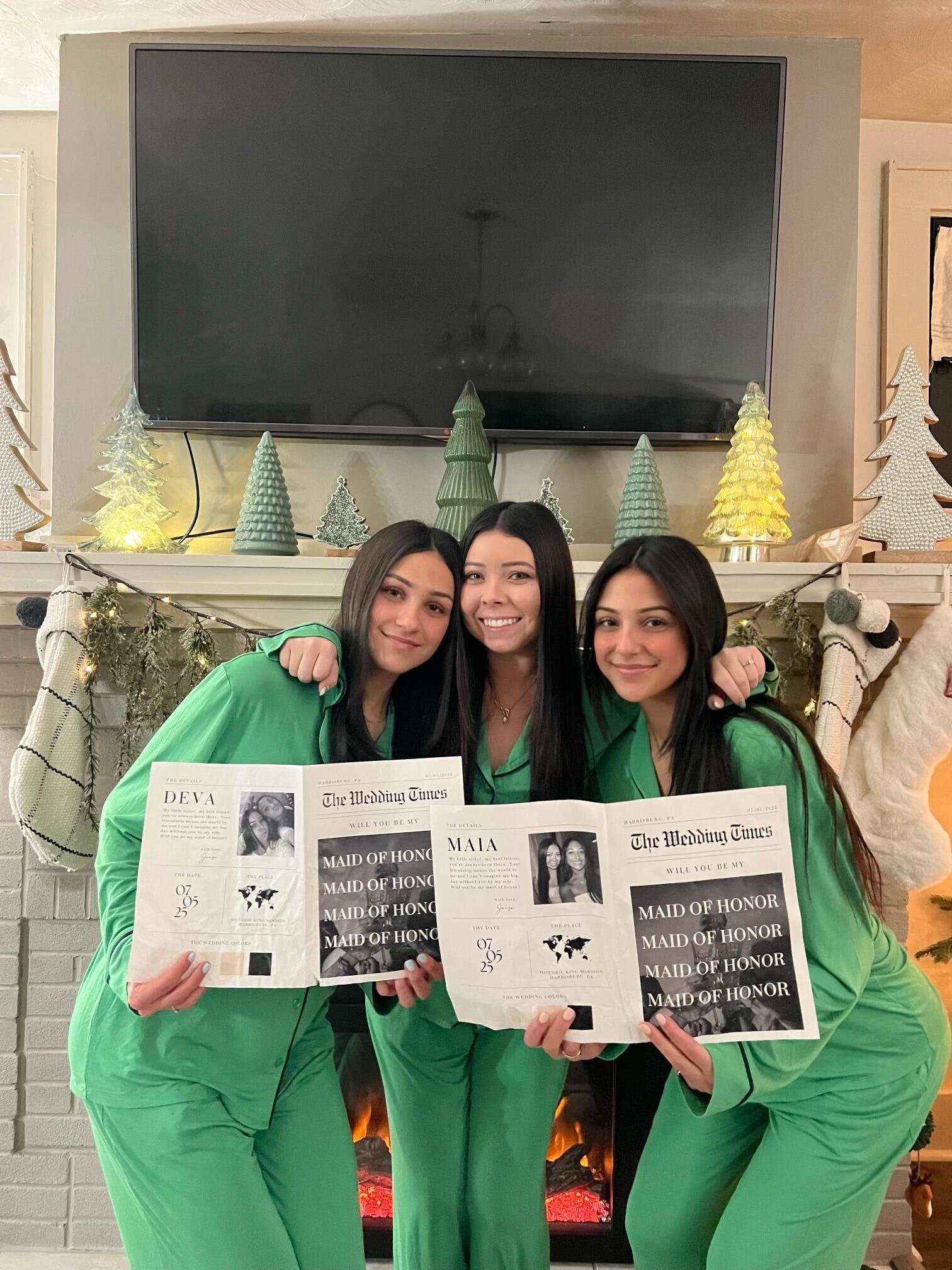 Jaisa asked her maid of honors and bridesmaids to be in the wedding.