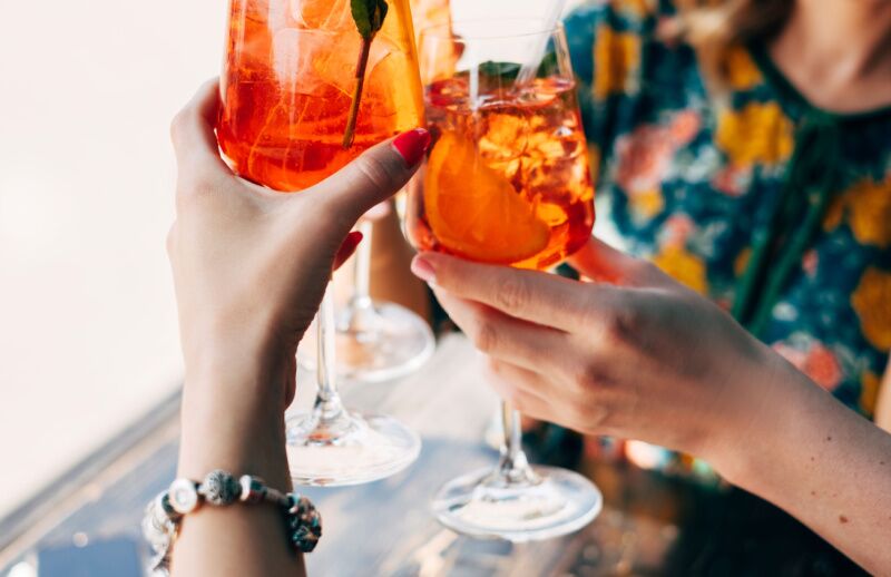 Aperol spritz - Summer Birthday Party Ideas for Kids and Adults