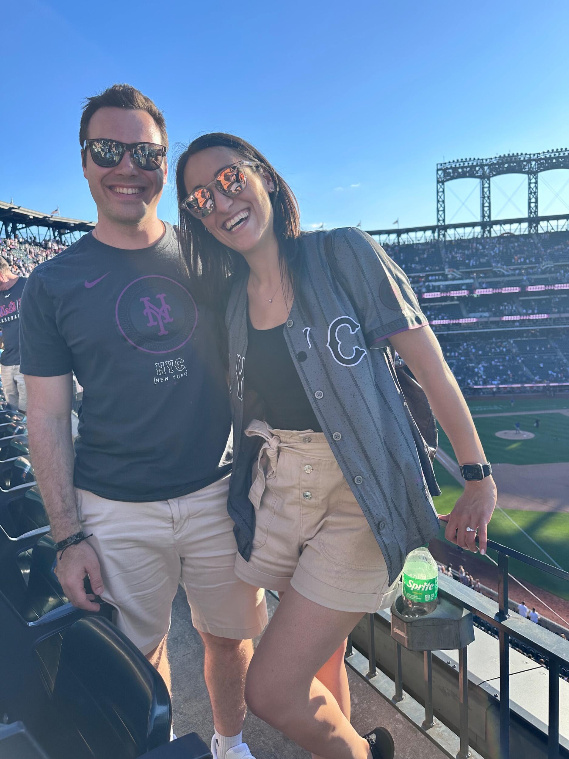 First Mets game together, and the Mets even managed to win! 