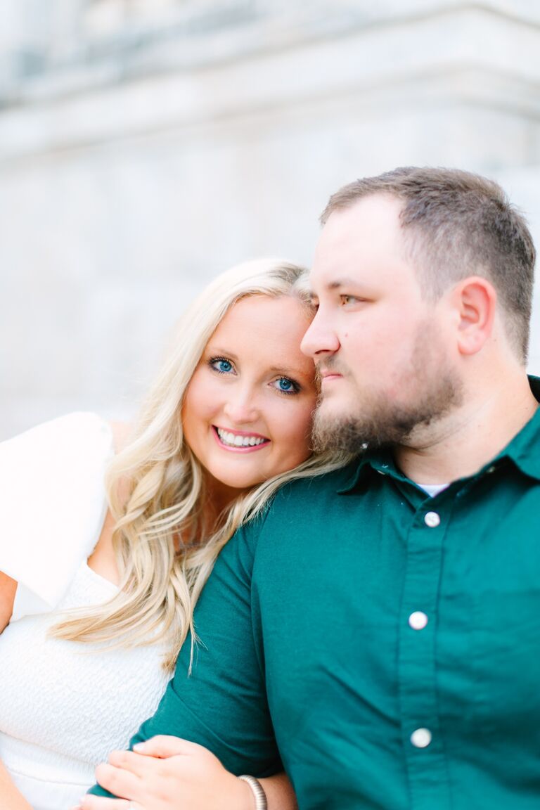Took the most romantic engagement photos, getting them VERY excited for December 6th!