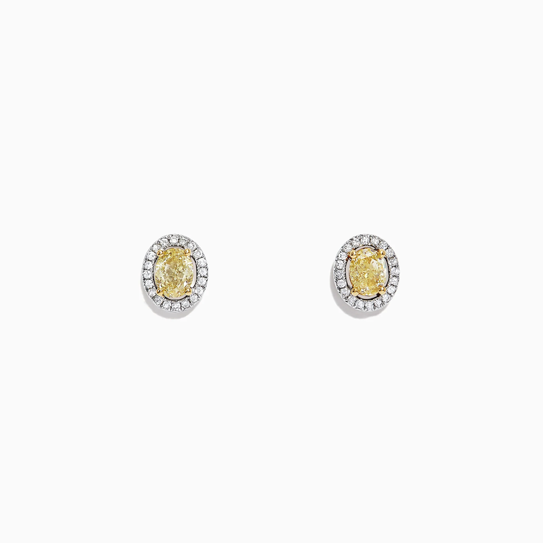 Effy Jewelry yellow diamond stud earrings