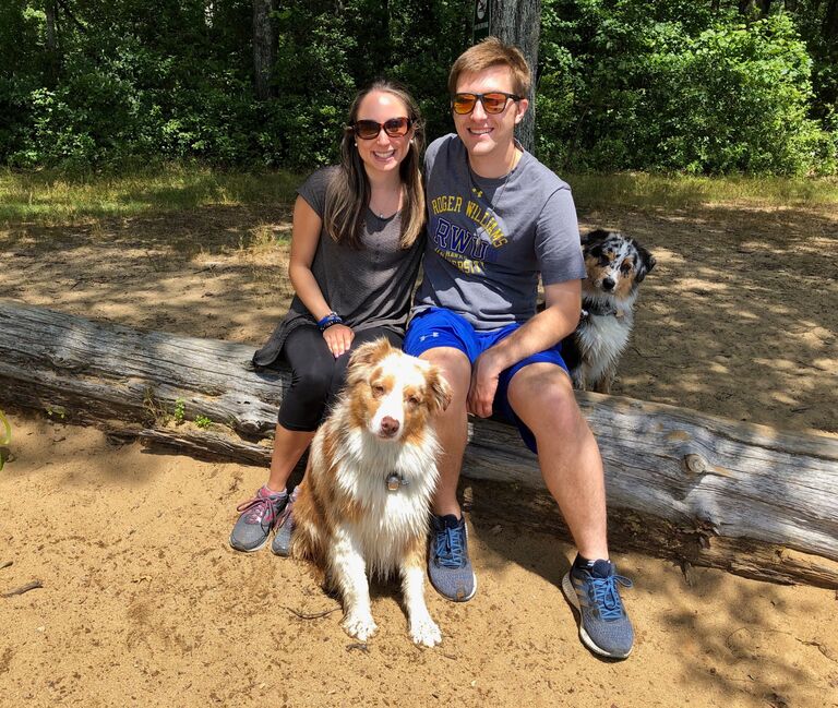 We soon realized we had a love for adventure and animals!  One of our favorite pastimes is exploring the great outdoors together!