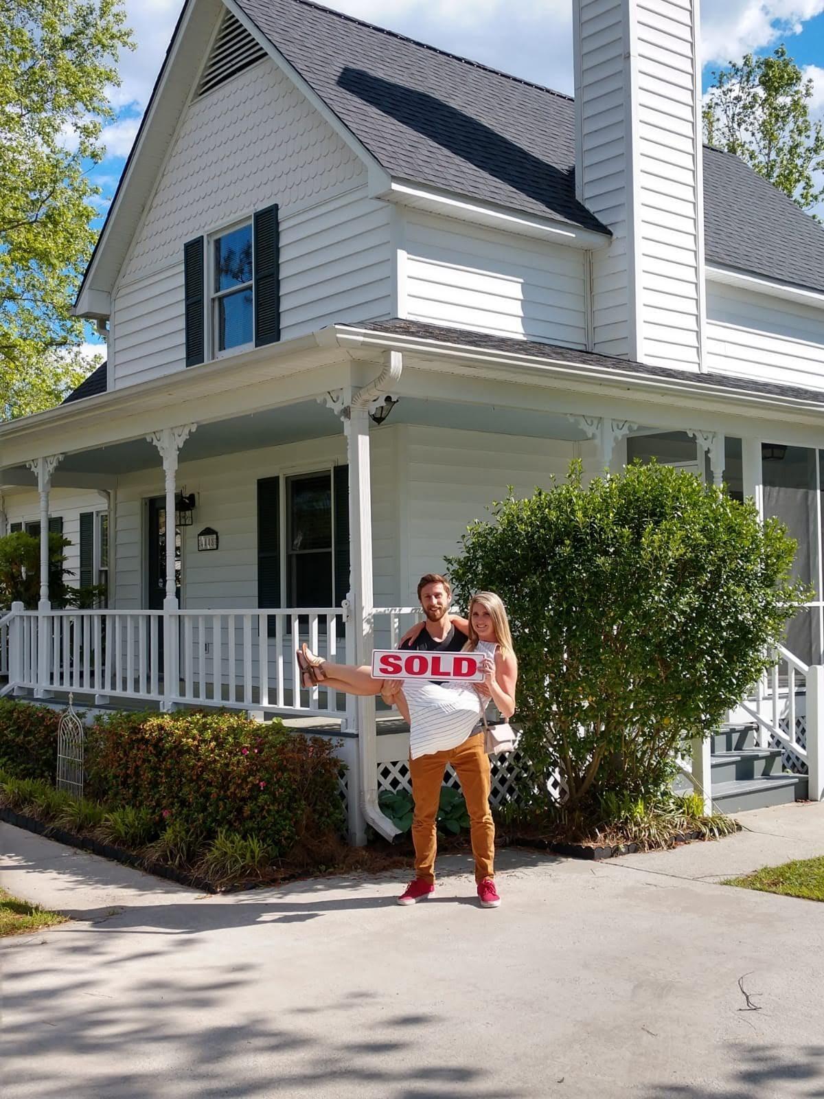 Bought our house in Wilmington, North Carolina.