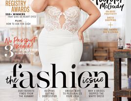 Hunter McGrady The Knot Fashion Issue Cover