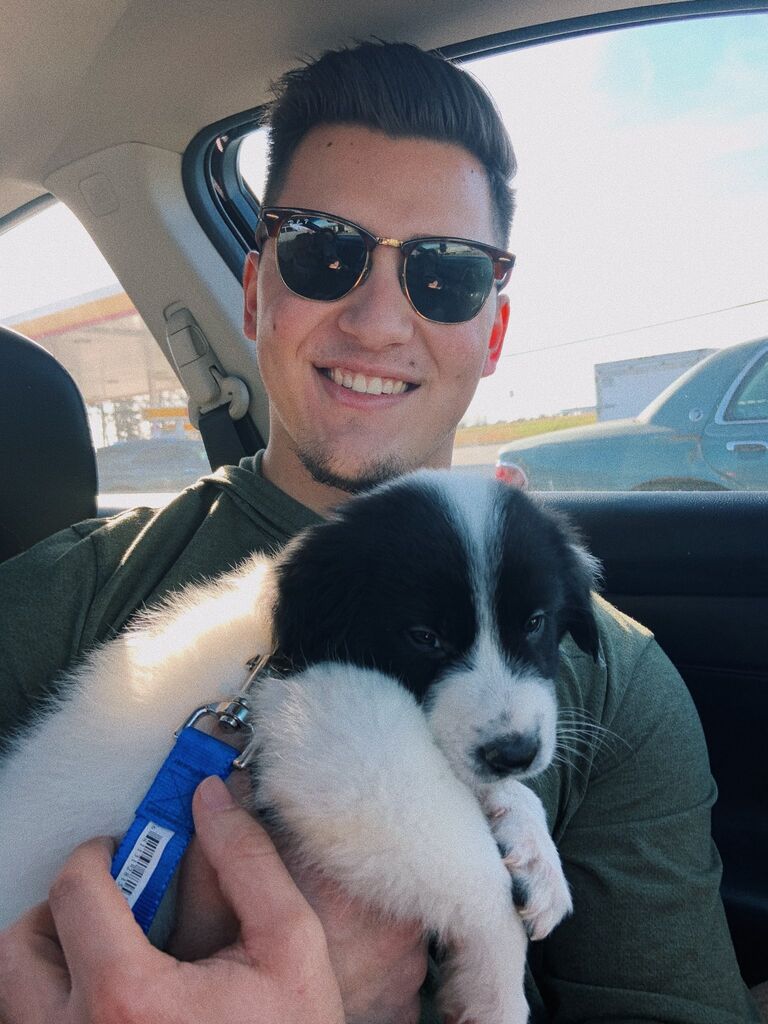 The day we rescued our little boy, Bear.