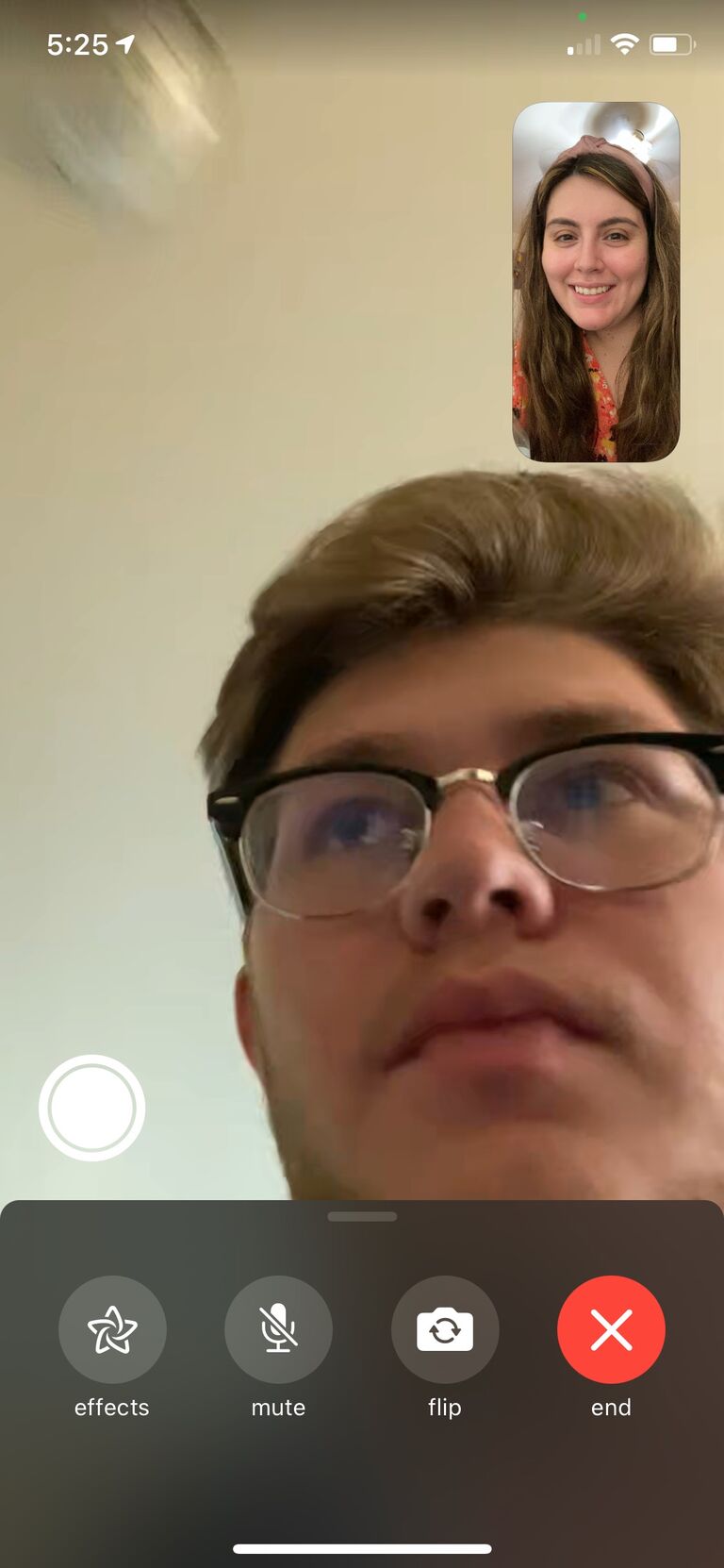 Lots and lots of FaceTime calls while 203 miles apart.