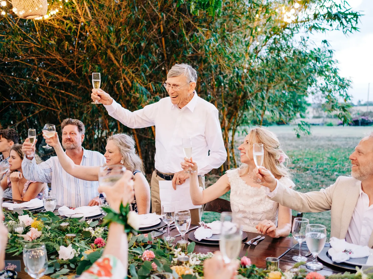Family table, seating arrangement wedding