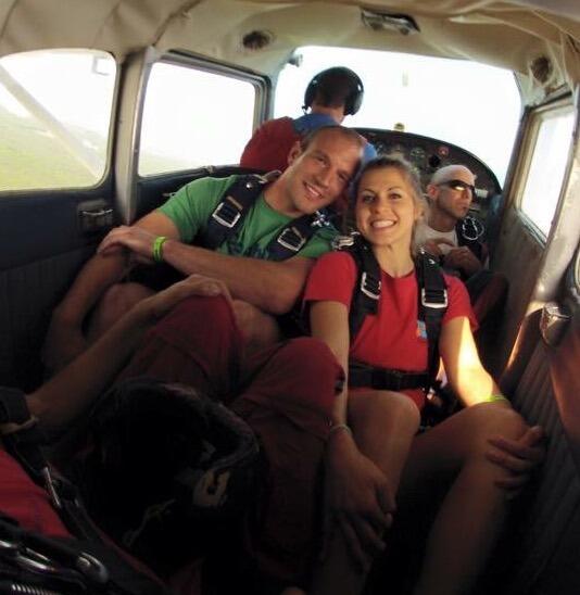 First adventure together...skydiving! 
