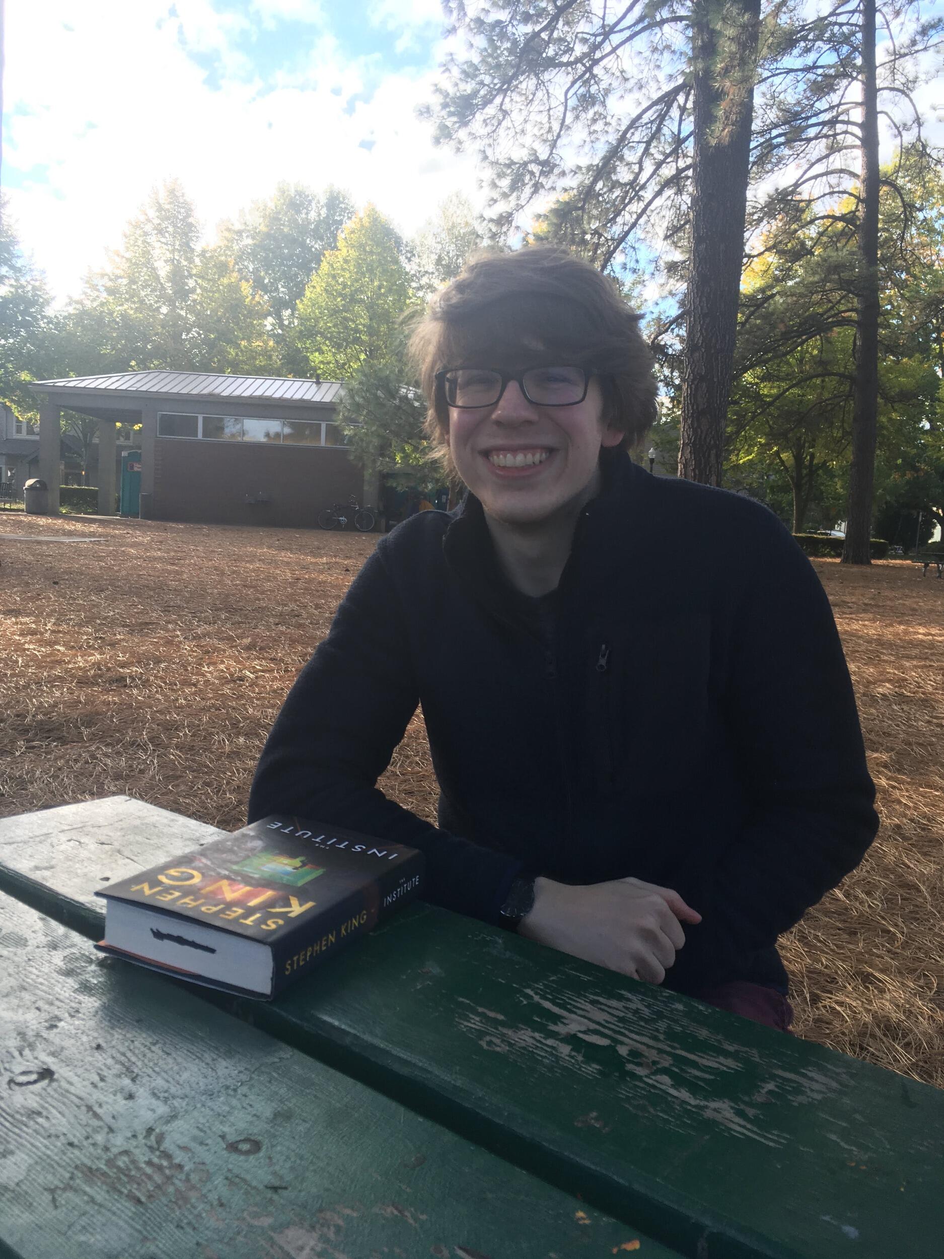 First in person date at the park outside the Beaverton City Library
