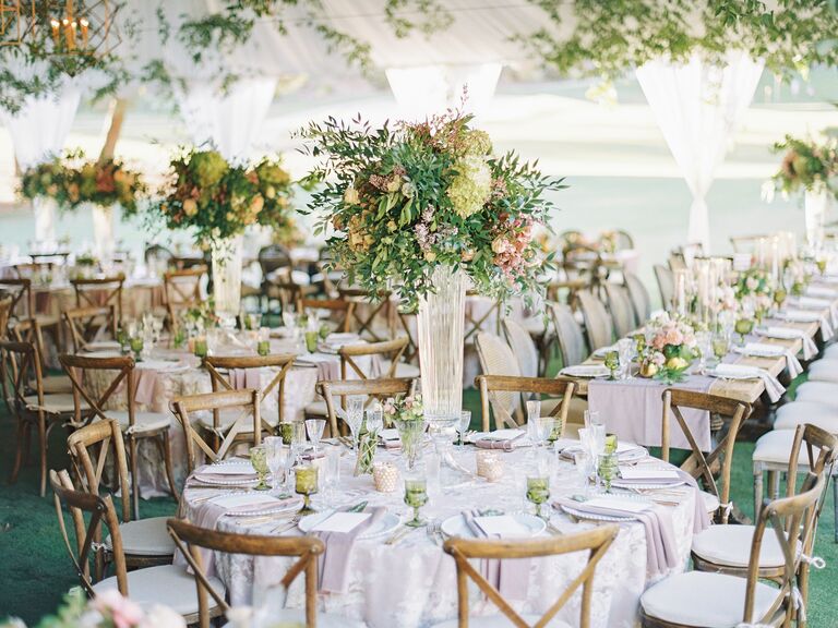 38 Tall Wedding Centerpieces That Are Totally Luxe