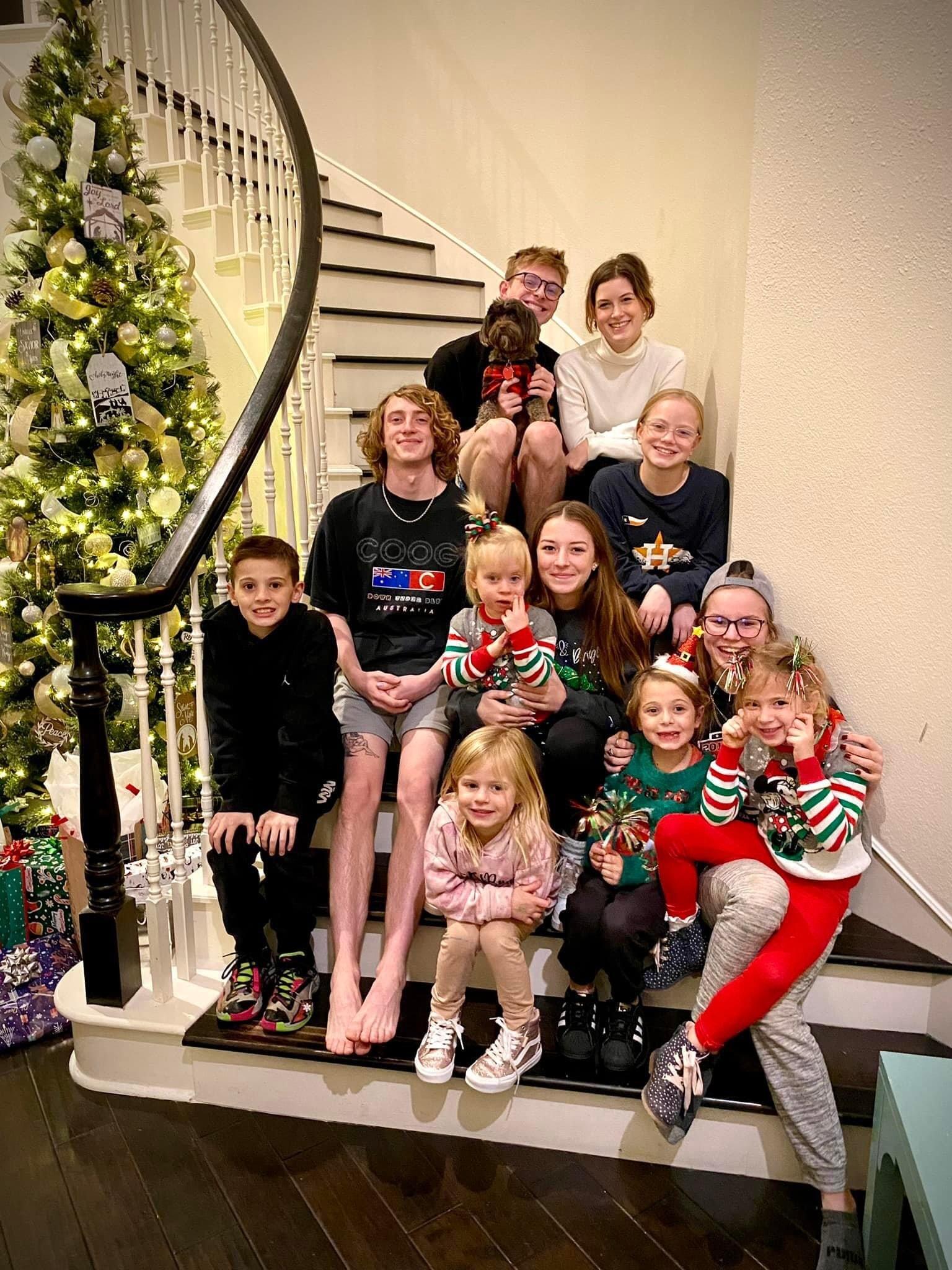 Mackenzie experienced her first Harrington Christmas with the family!