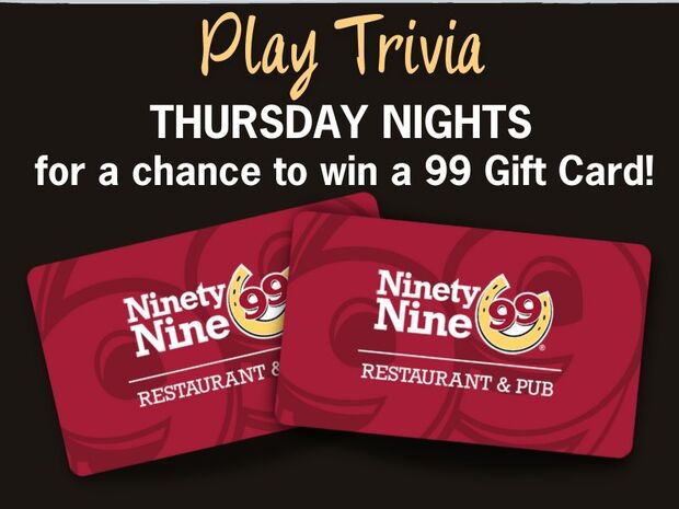 Geoff and I met in person for the first time. Trivia at the 99! I don't think he understood how much I love trivia...