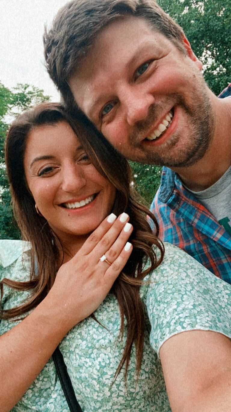 Aaron FINALLY popped the question! After almost 4 years of dating, they were engaged :) Aaron asked Catherine to marry him at the Loras Chapel as a reminder of where they met and what was important to them. Afterwards, they were able to celebrate with their families. Catherine left for DC for one more year of long distance, both officially knowing that they'd soon be together forever.