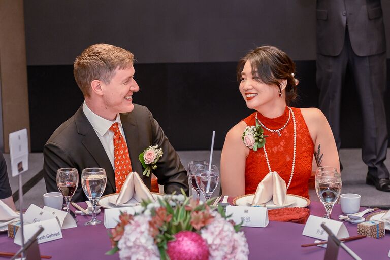 Wedding celebration in Taiwan! Claire's parents Josephine and Michael put together a beautiful event to celebrate Calvin and Claire's union in Hsinchu with the Tseng family.
