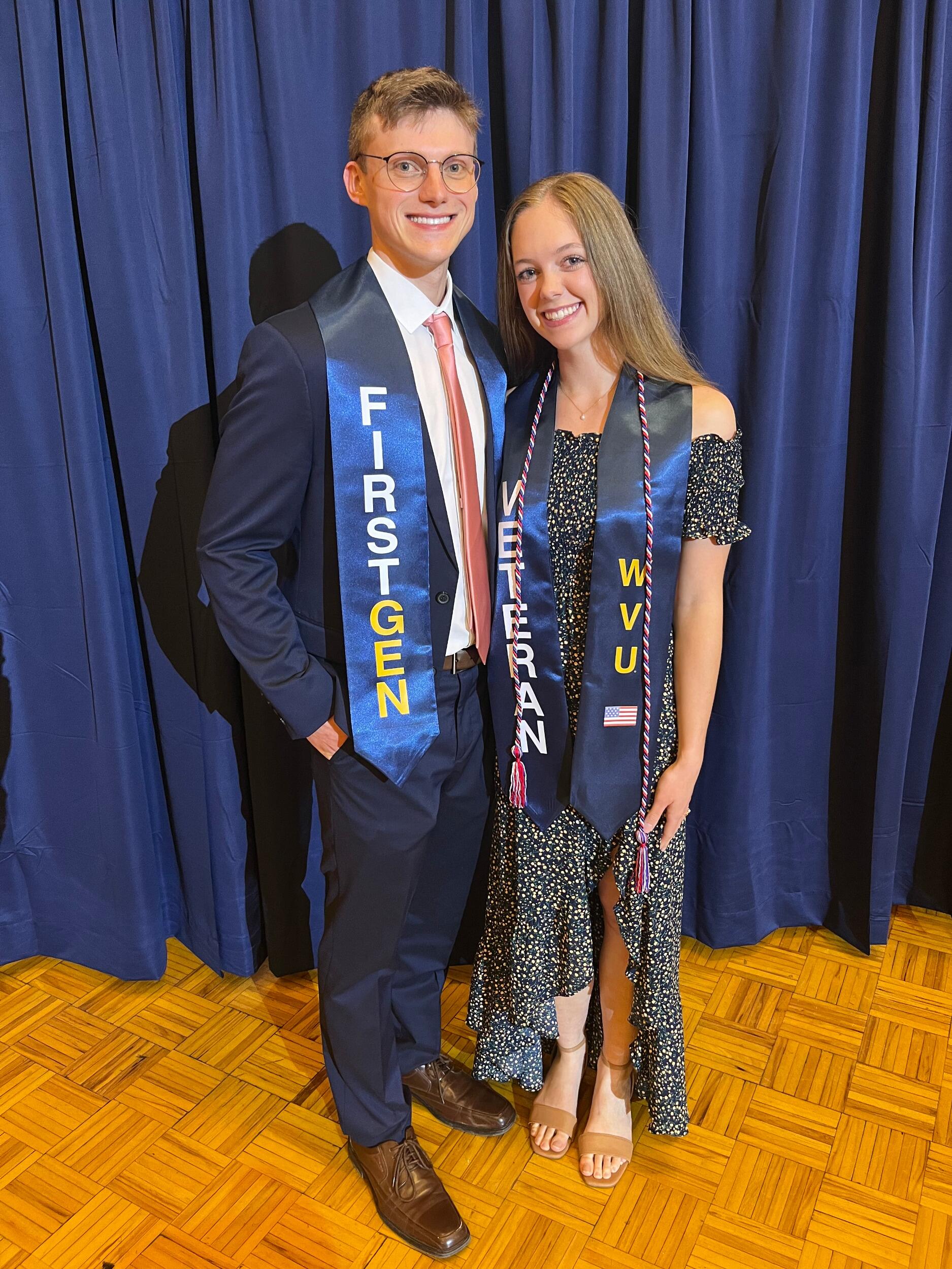 Our Mosaic Graduation Ceremony for Silas being a first generation student and Emily being a student in the military.