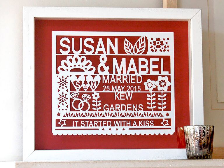 custom wedding gift ideas