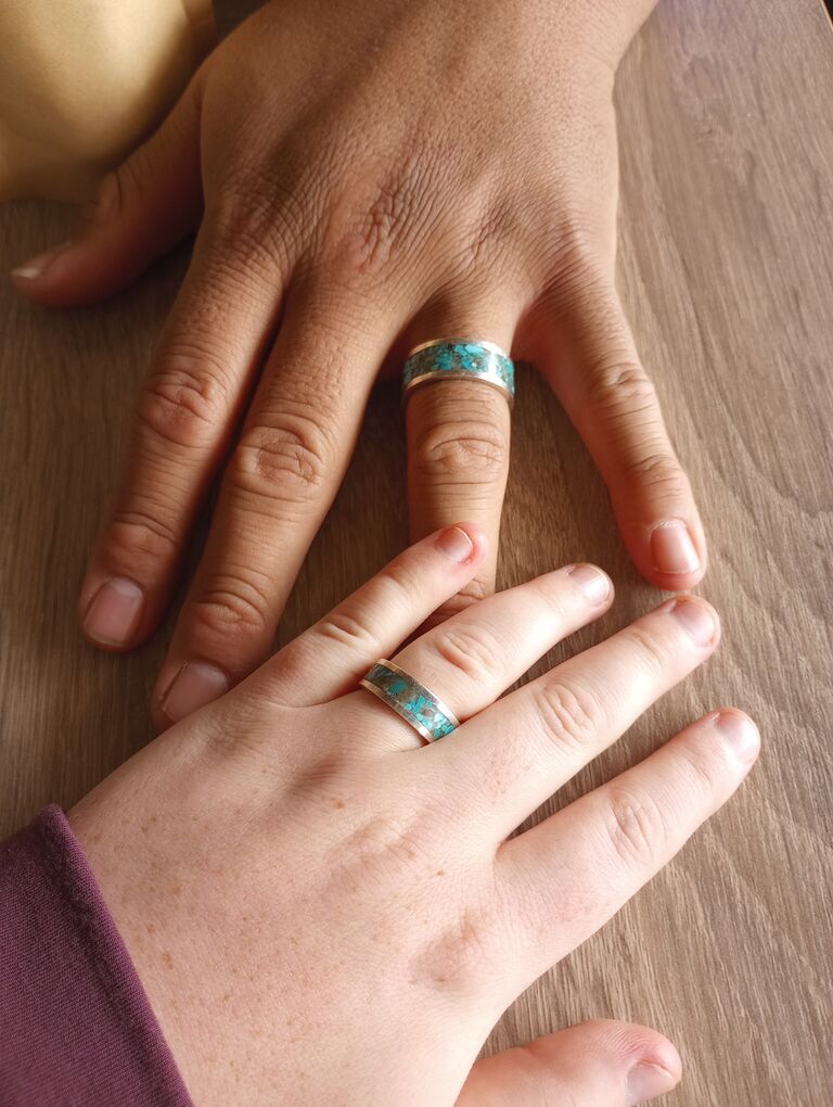 Julian got us our rings.